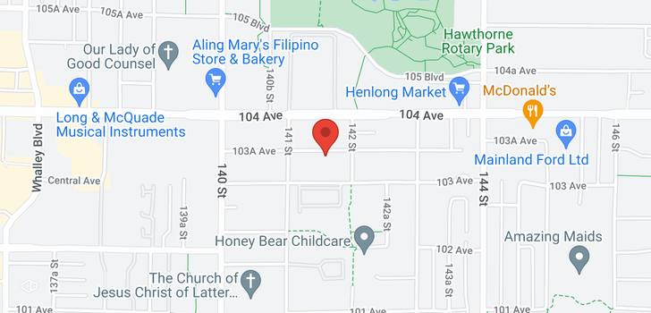 map of 603 14188 103A AVENUE